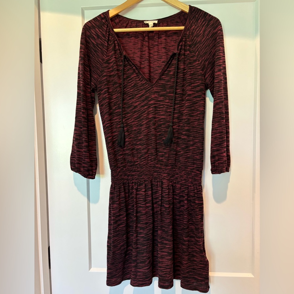 Soft joie 3/4 sleeve cotton dress